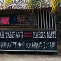 Against Mining Banner in Bangka&nbsp;Island