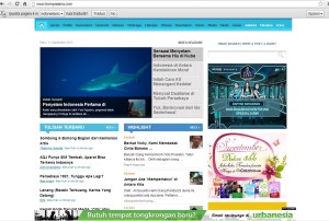 Headlines in Kompasiana