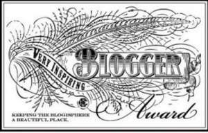 very inspiring blog award