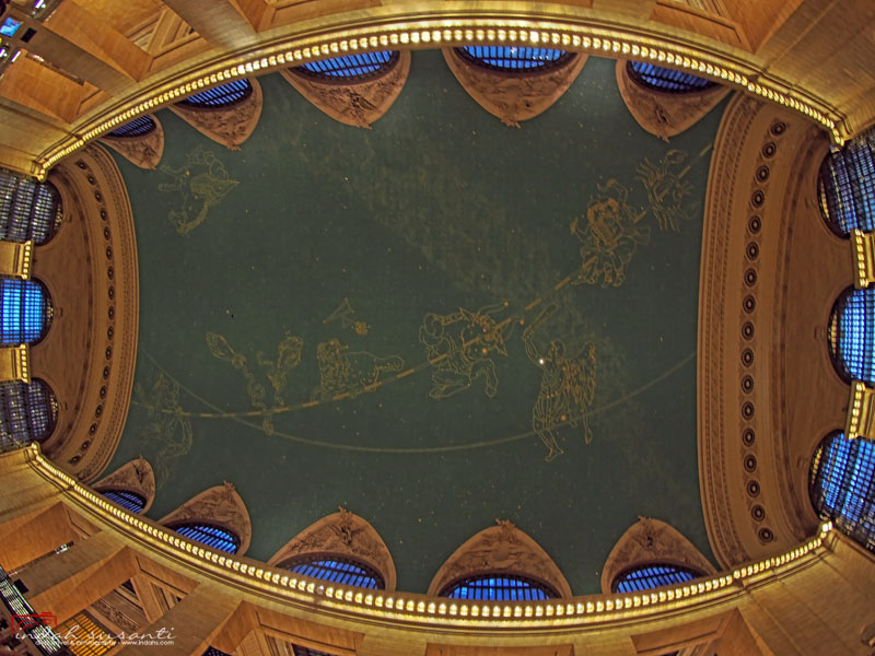 Its ceiling represents the constellations of the zodiac