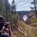 Waterfalls – Upper Falls of the Yellowstone Artist&nbsp;Point